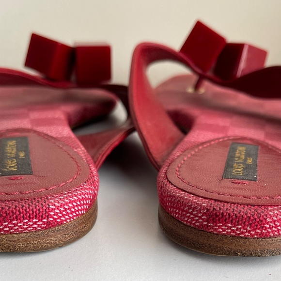 Louis Vuitton Red Dice Sandals - Picture 5 of 8